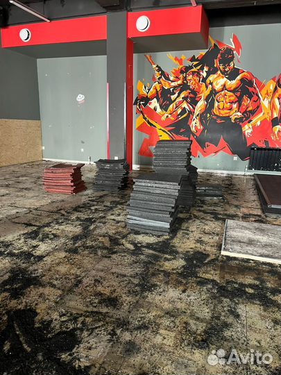 Резиновая плитка для sport