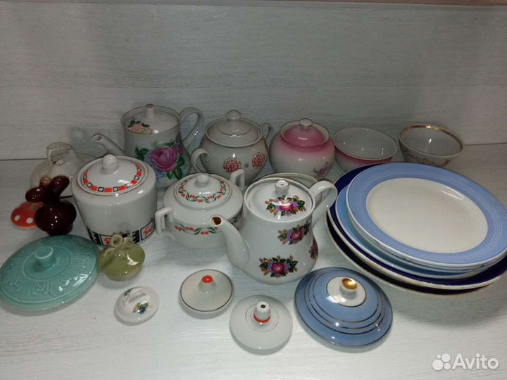 Посуда фарфор, керамика Кузнецов, Вербилки и др