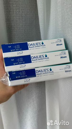 Dailies Aquacomfort Plus (6.00) 90шт