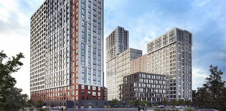 2-к. квартира, 57,2 м², 7/17 эт.