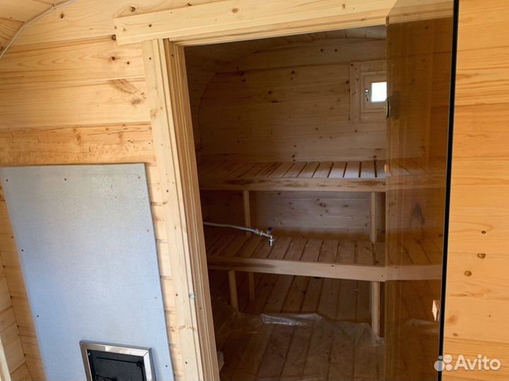 Баня бочка квадро с доставкой