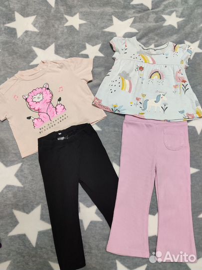 Пакет вещей на девочку 74-80