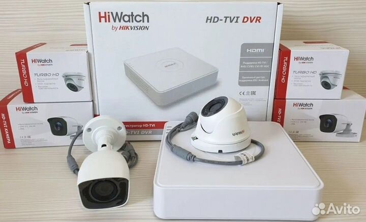 Готовый комплект видеонаблюдения HiWatch