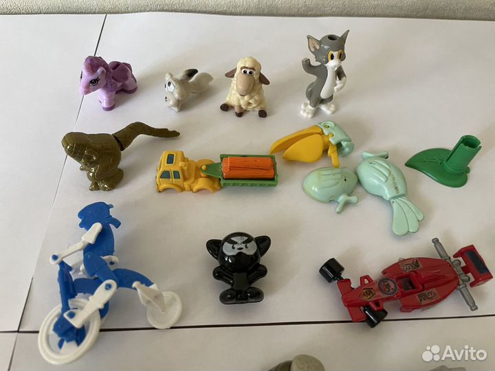 Игрушки из киндера - не комплект (запчасти)