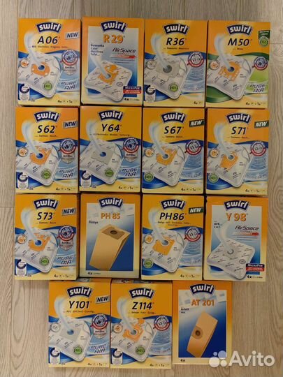 Swirl PH85 мешки - 4 шт. + 2 фильтра