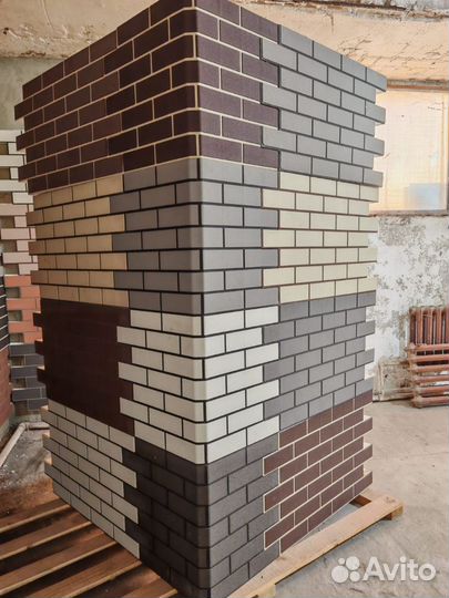 Фасадные термопанели под кирпич