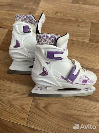 Коньки фигурные раздвижные 33-36 размер