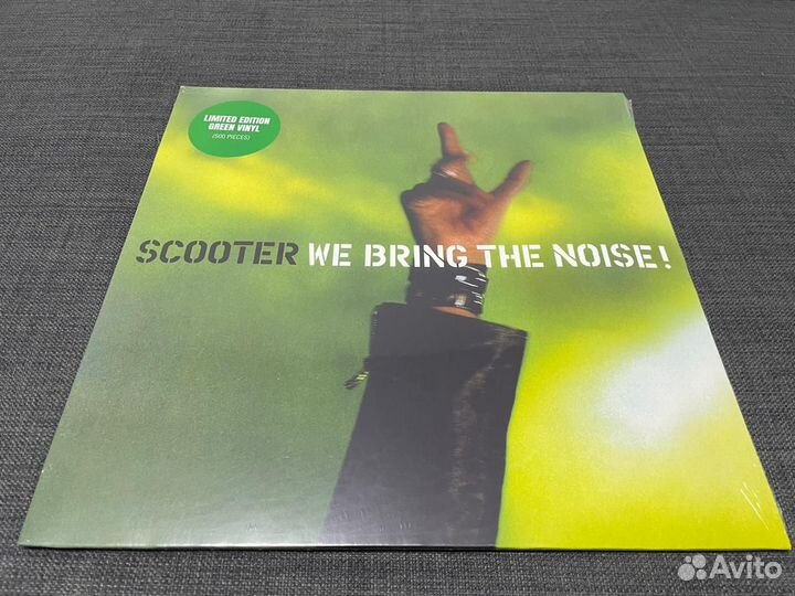 Scooter – We Bring The Noise - зелёный винил