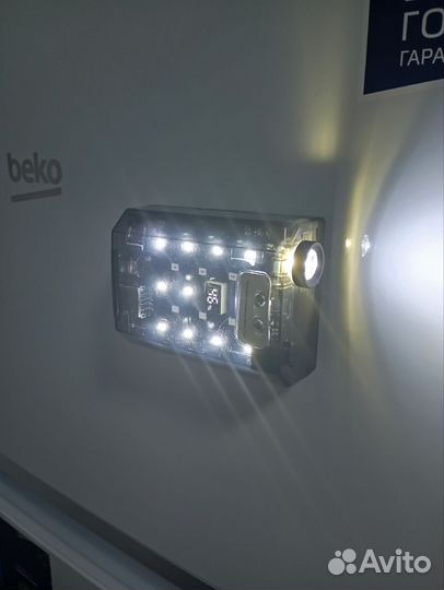 Налобный фонарь на 3 АКБ с блоком света