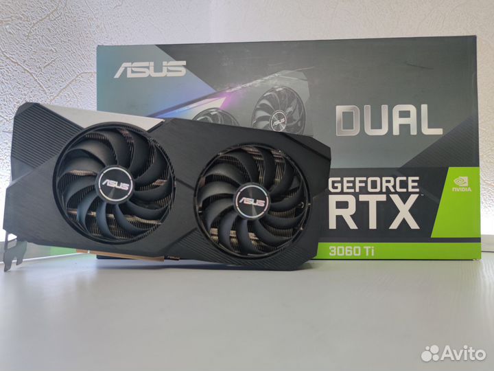Видеокарта rtx 3060 ti Asus Dual 8gb OC