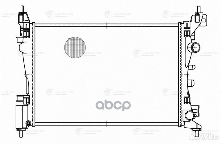 Радиатор охл. для а/м Opel Corsa D (06) 1.0/1