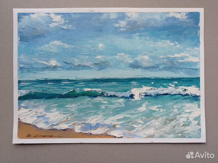 Много картин маслом