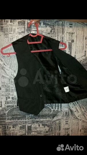 Костюм (пиджак и жилет) школьный для мальчика