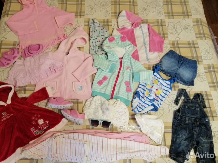 Одежда пакетом для девочки 0-3 лет