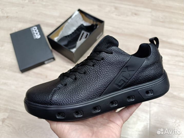 Кроссовки Ecco мужские (натуральная кожа)