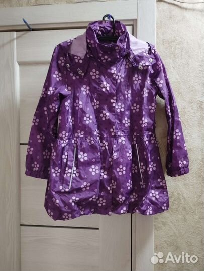 Ветровка дождевик для девочки р.122-128