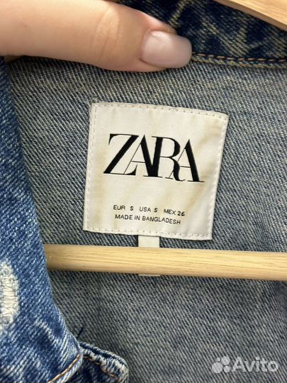 Джинсовая куртка zara