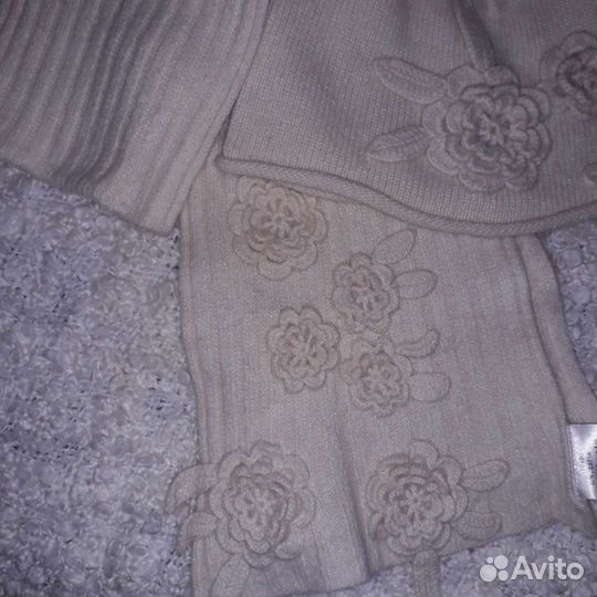 Шапка с шарфиком комплект