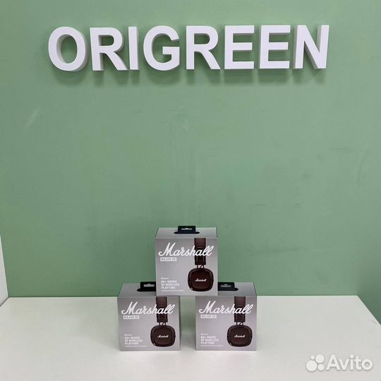 Marshall Major IV, коричневые новые/оригинал