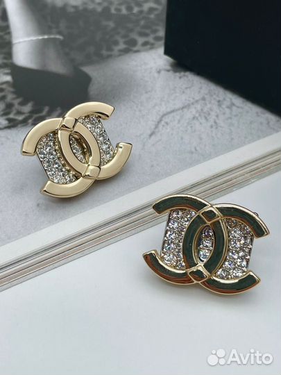 Серьги Chanel Шанель винтаж