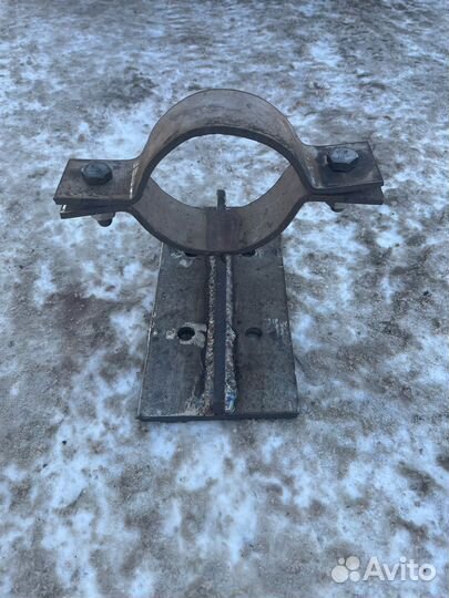 Опора тавровая хомутовая Ду100 - 12Х18Н10Т