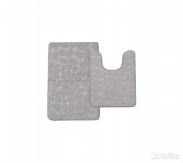 Набор ковриков для ванной и туалета с эффектом пам