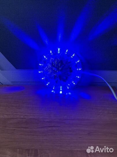 Светодиодная диско лампа; диско шар