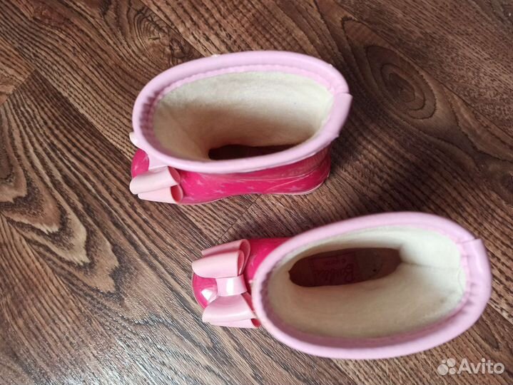 Резиновые сапоги для девочки 26 размер