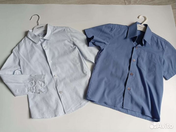 Школьная форма пакетом 122 брюки рубашка