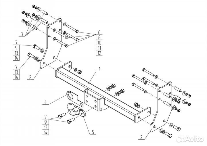 Тягово-сцепное устройство