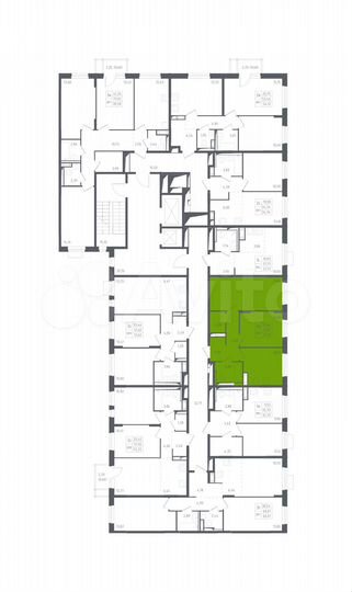 2-к. квартира, 51,3 м², 12/12 эт.