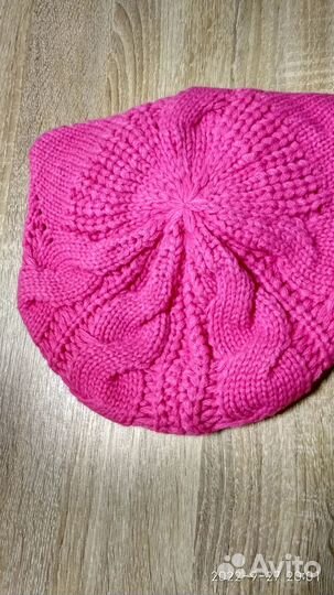 Стильная, модная шапочка с ушками, разм. 56-58