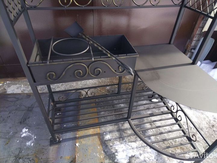 Мангал с крышей, мангальные зоны