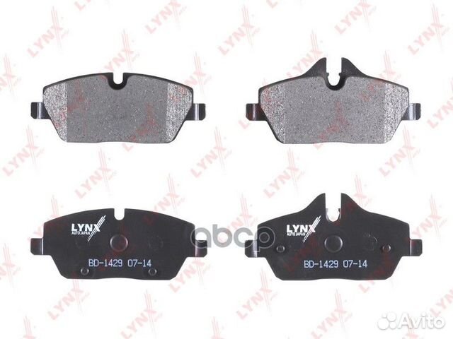 Колодки тормозные дисковые перед BD1429 LYN