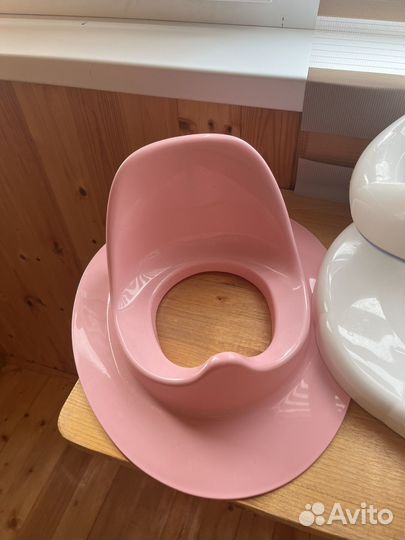 Стульчик для купания горка и накладка на унитаз
