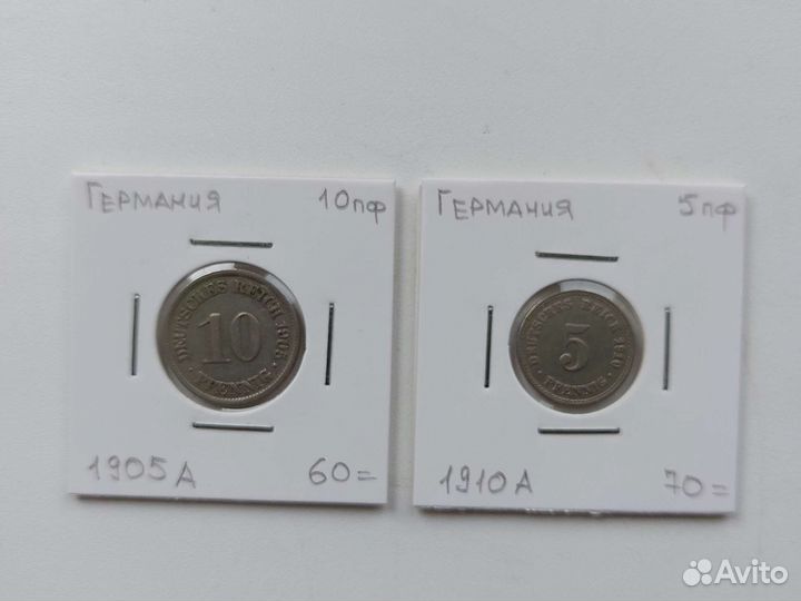 Монеты Германии разных периодов