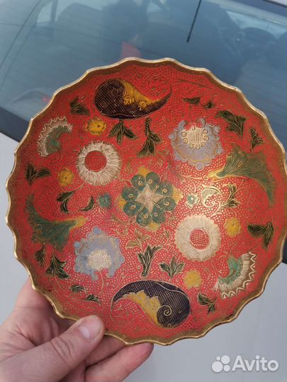 Чаша - ваза бронза