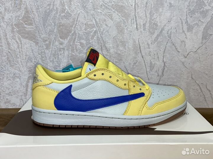 Air Jordan 1 Low OG Canary Yellow Travis Scott