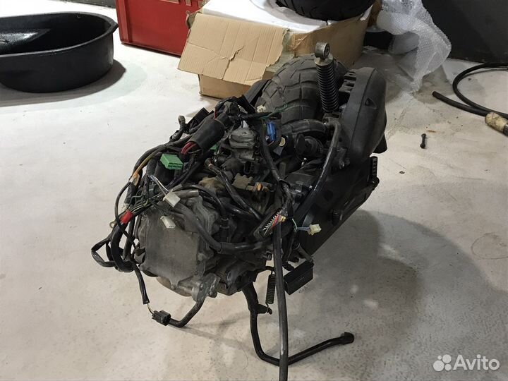 Двигатель Honda Zoomer AF58 карбюратор