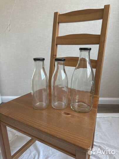 Бутылка стеклянная 0.5 и 1 л