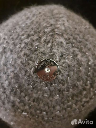 Шапка ушанка женская вязаная зимняя