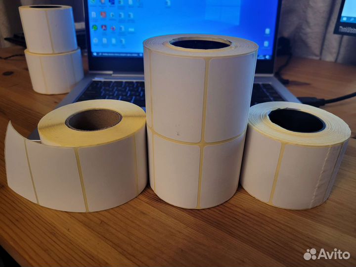 Термоэтикетки для мп. 58х40 / 75х120