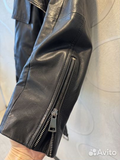 Кожаная куртка косуха Снежная королева