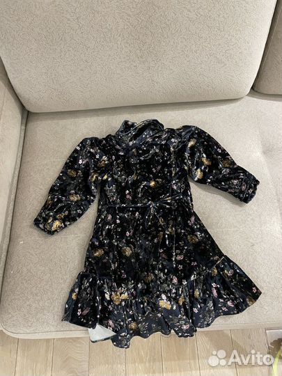 Платье теплое бархат