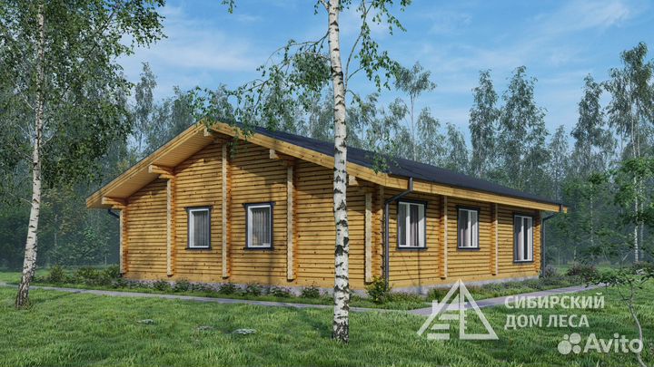 Дом 12х12,9 из профилированного бруса