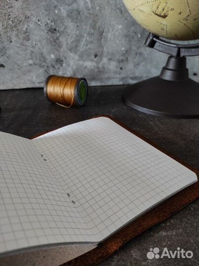 Блокнот Мидори формат А6 натуральная кожа