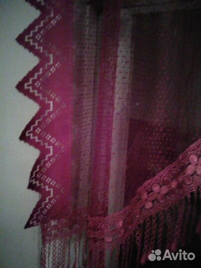 Штора-тюль для кухни