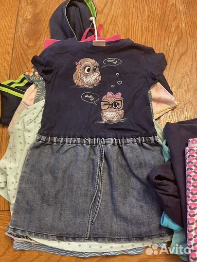 Вещи пакетом на девочку 98 104