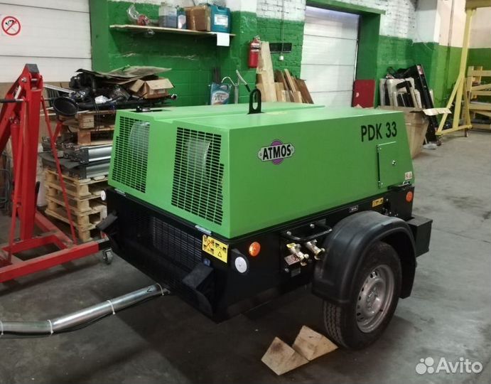 Передвижной компрессор Atmos PDK 33