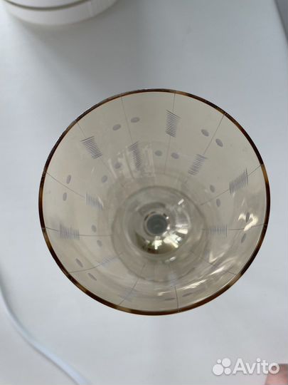 Фужер СССР цветное стекло